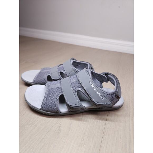 HIKE Footwear HF Bare Sandals – Women’s Size 7 Adjustable Gray Sport Sandals - Picture 7 of 11